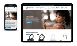 Sennheiser Website Design by Diana Ortiz